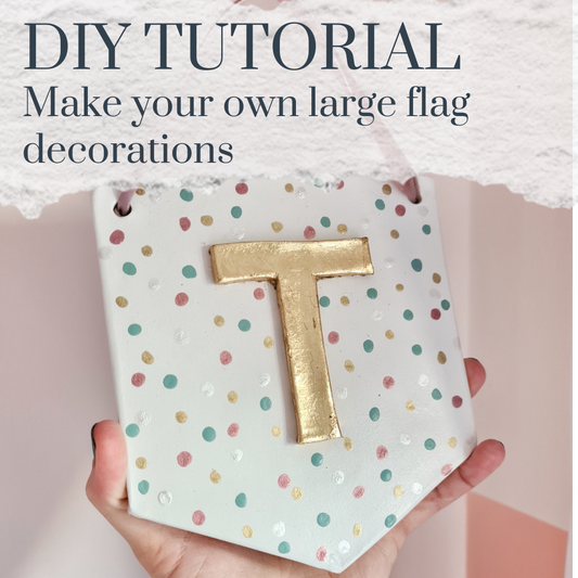 Create your own large initial flags - tutorial
