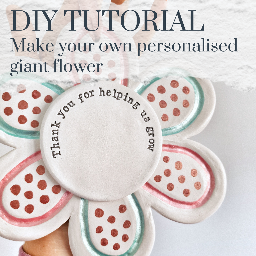 Create your own personalised giant flower - tutorial