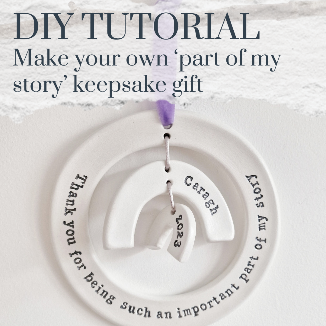 Create your own 'Part of my story' thank you gift - tutorial