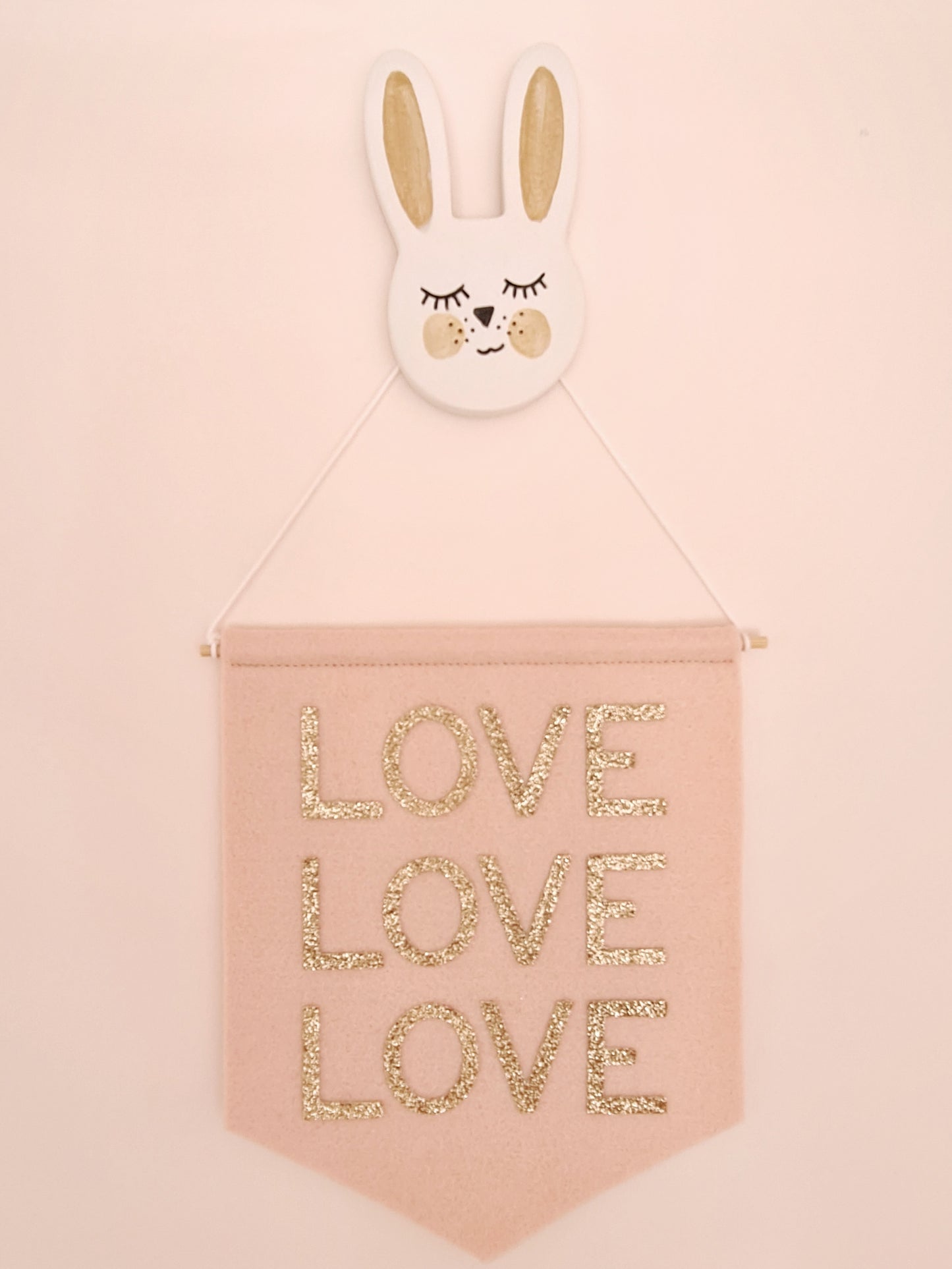 Bunny picture hook cover
