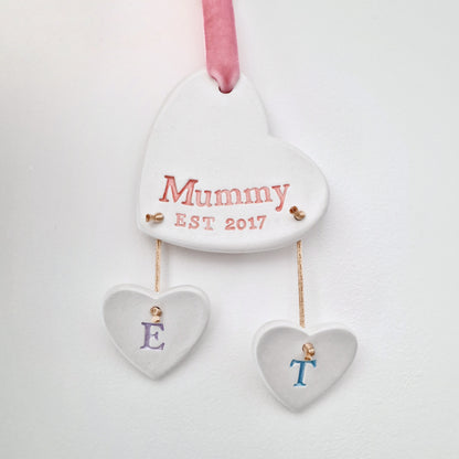 Personalised Mothers Day heart