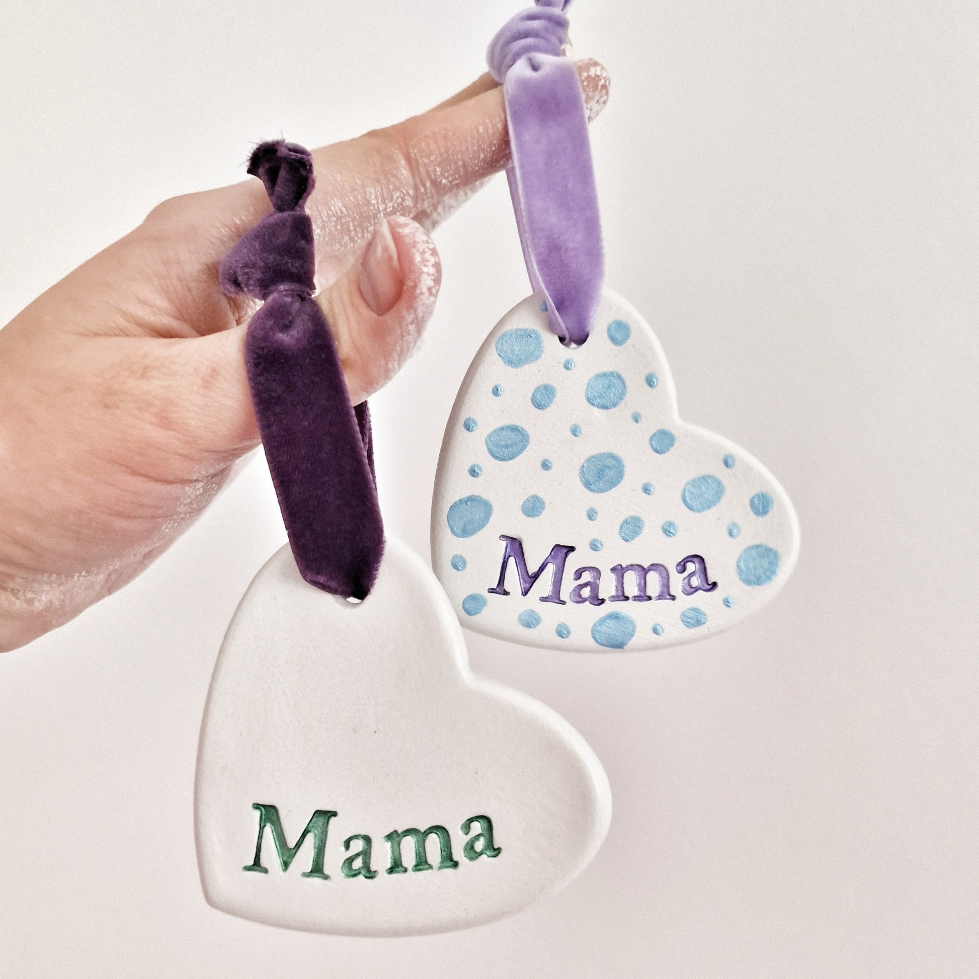 Little Wisteria Personalised Valentines hanging Heart